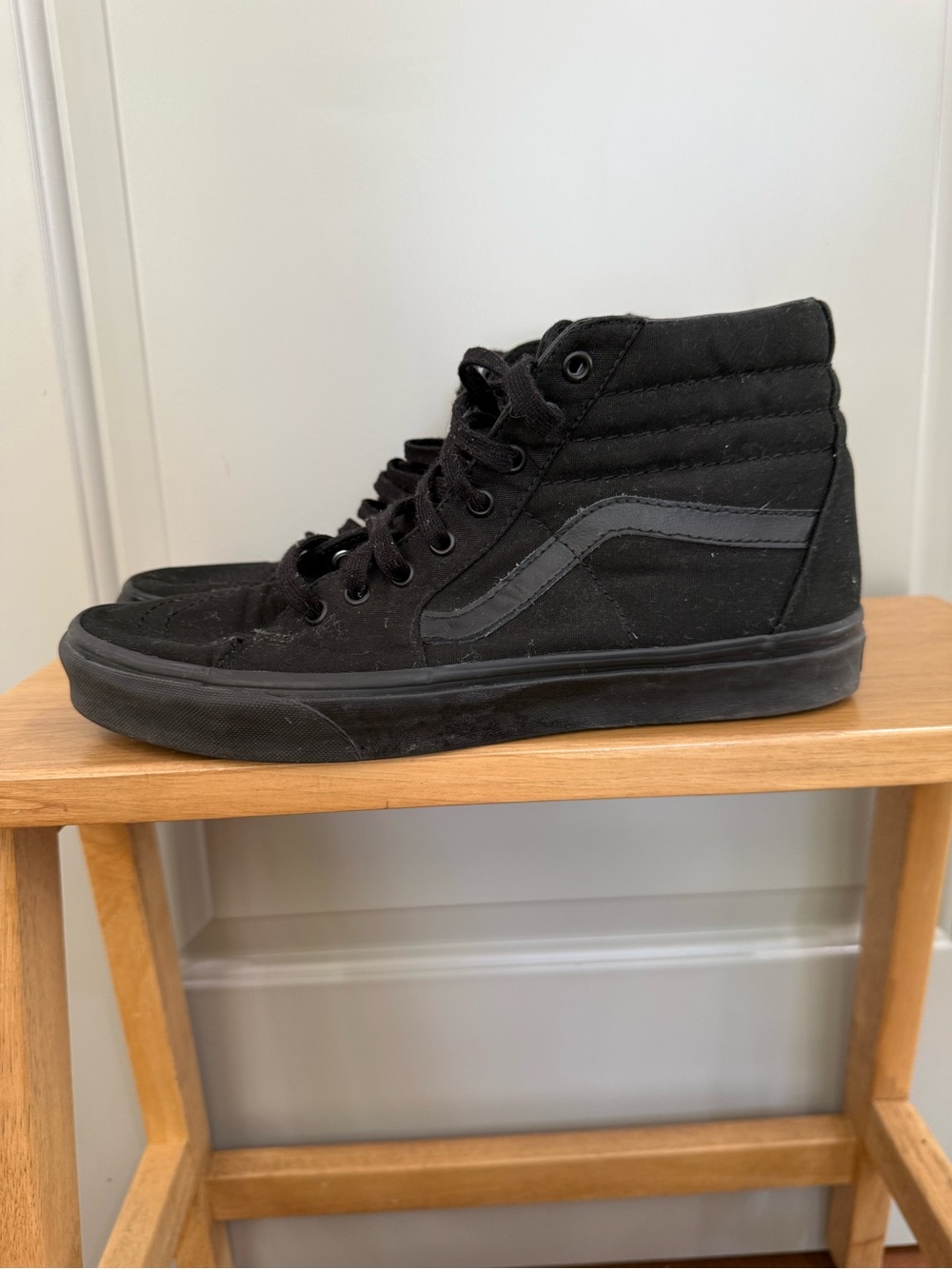 Vans Black High Top Skater Sneakers